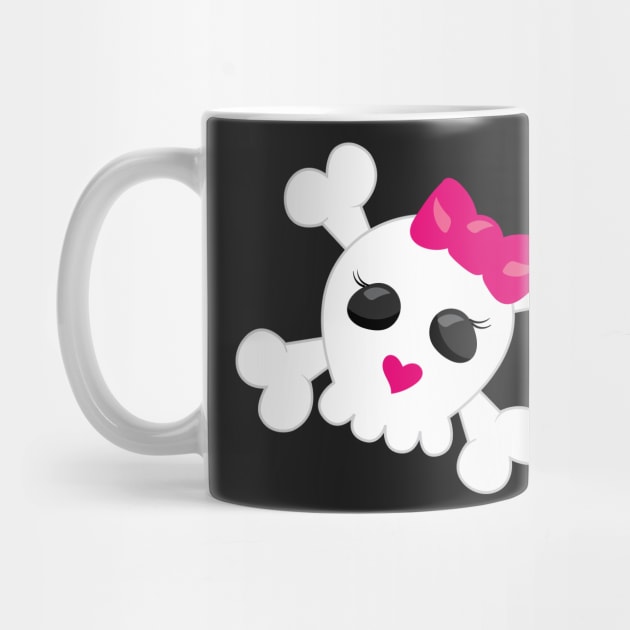 Cute Skull and Cross Bones by CraftyCatz